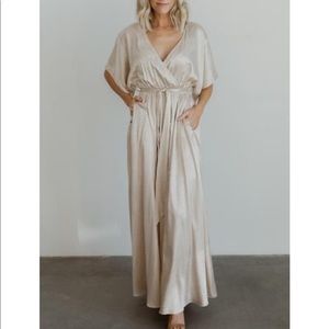 Champagne Wrap Maxi